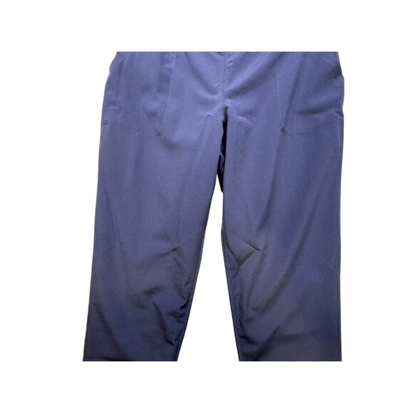 Lands End Womens Stretch Ankle Pants S Blue Nylon/Spandex - Picture 5 of 12